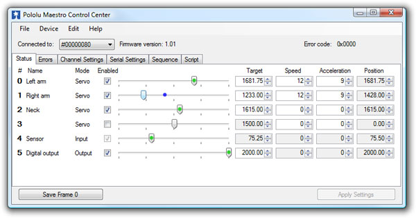 Micro-Maestro-6CH-USB-Servo-Controller---control-center-screen-shot-600px